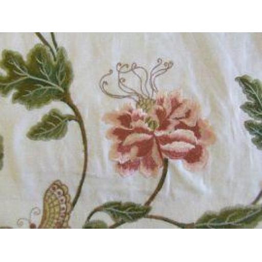 F4111/01 Oriental Poppy Linen Colefax and Fowler